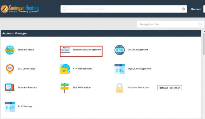 Fitur MultiPHP Manager di Panel Directadmin